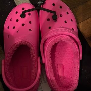 Pink Crocs w/ Fur